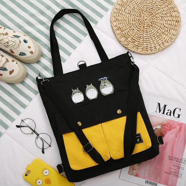 2020  Cartoon Printing Canvas Bags