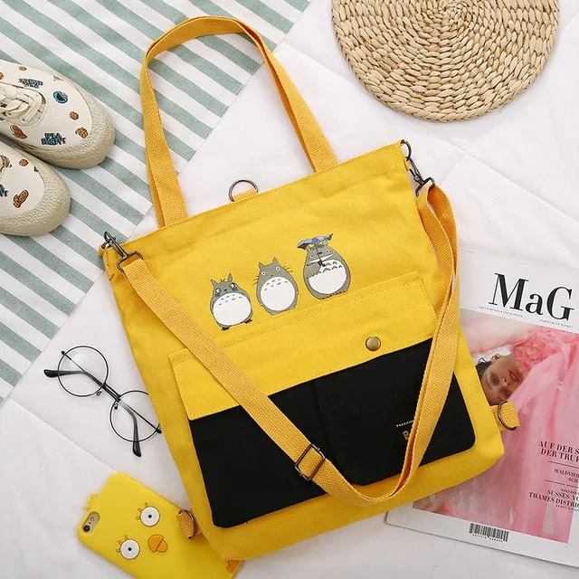 2020  Cartoon Printing Canvas Bags