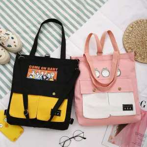 2020  Cartoon Printing Canvas Bags