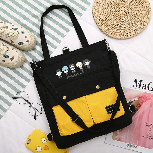 2020  Cartoon Printing Canvas Bags