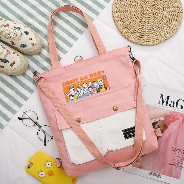 2020  Cartoon Printing Canvas Bags