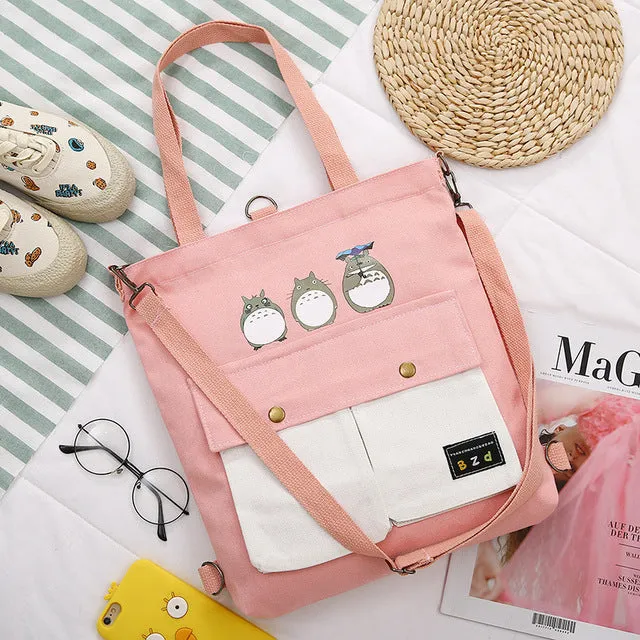 2020  Cartoon Printing Canvas Bags