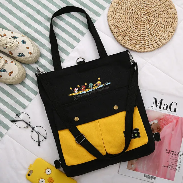 2020  Cartoon Printing Canvas Bags