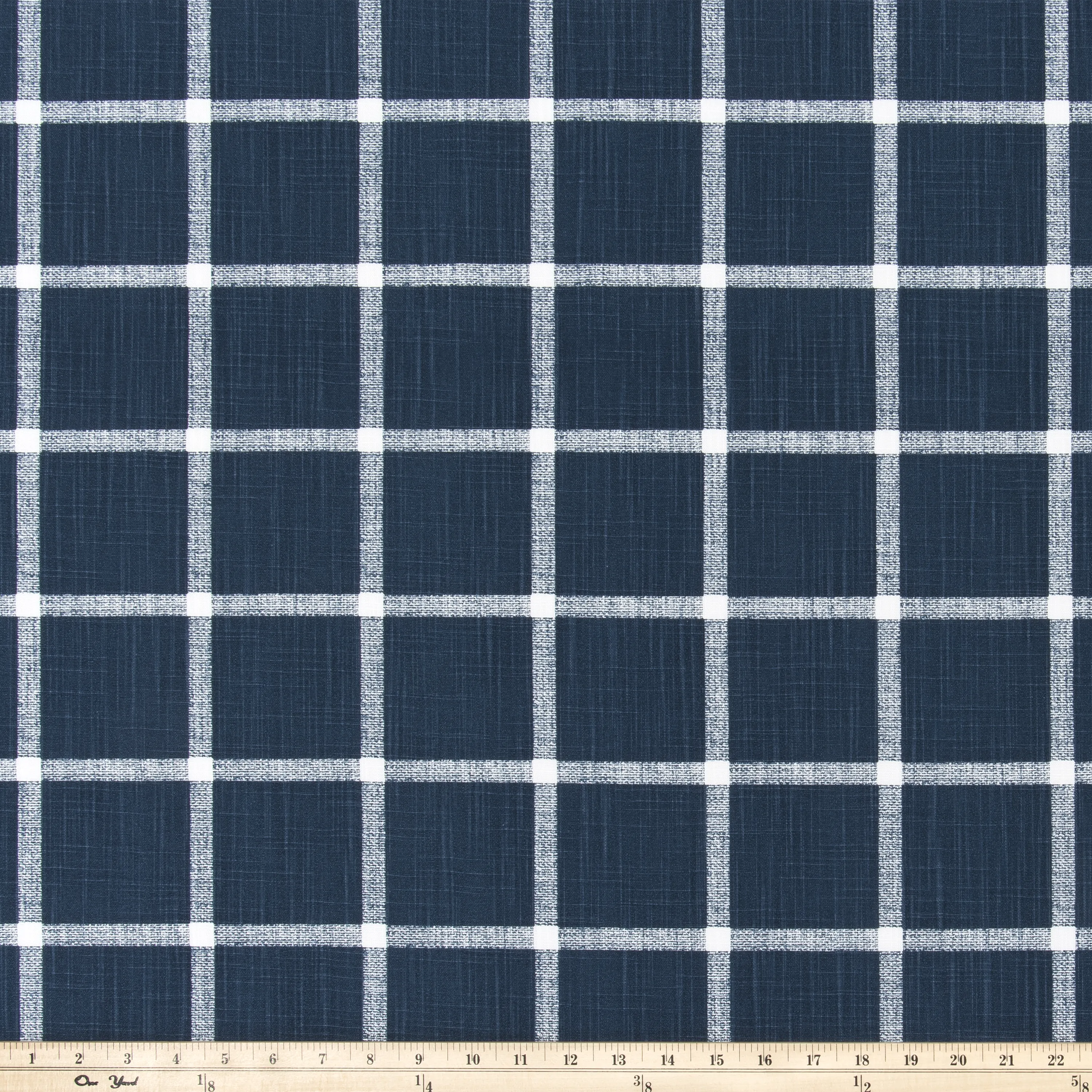 Abbot Italian Denim Slub Canvas Fabric By Premier Prints