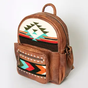 ADBG853C American Darling Saddle Blanket Genuine Leather Women Bag Western Handbag Purse