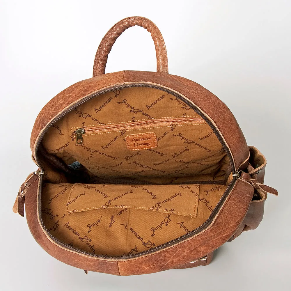 ADBG853C American Darling Saddle Blanket Genuine Leather Women Bag Western Handbag Purse