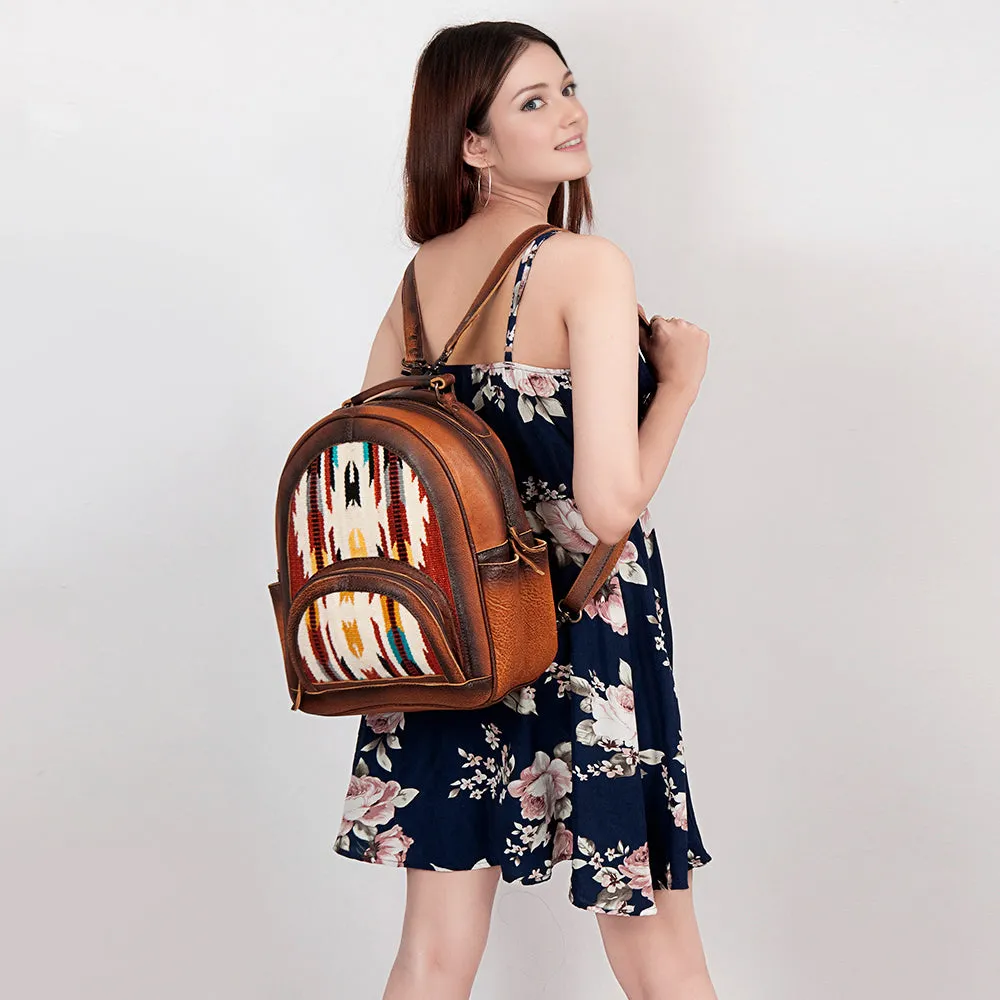 ADBG944 American Darling Saddle Blanket Genuine Leather Women Bag Western Handbag Purse