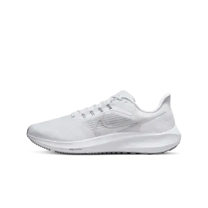Air Zoom Pegasus 39 Men's Road Running Shoes WHITE/GREY FOG-PARTICLE GREY-SMOKE GREY