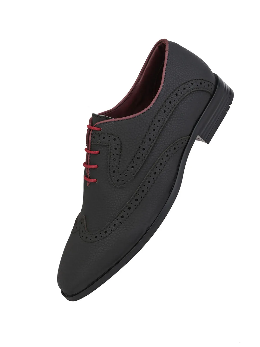 Alberto Torresi Matte Finish Black Formal Shoes