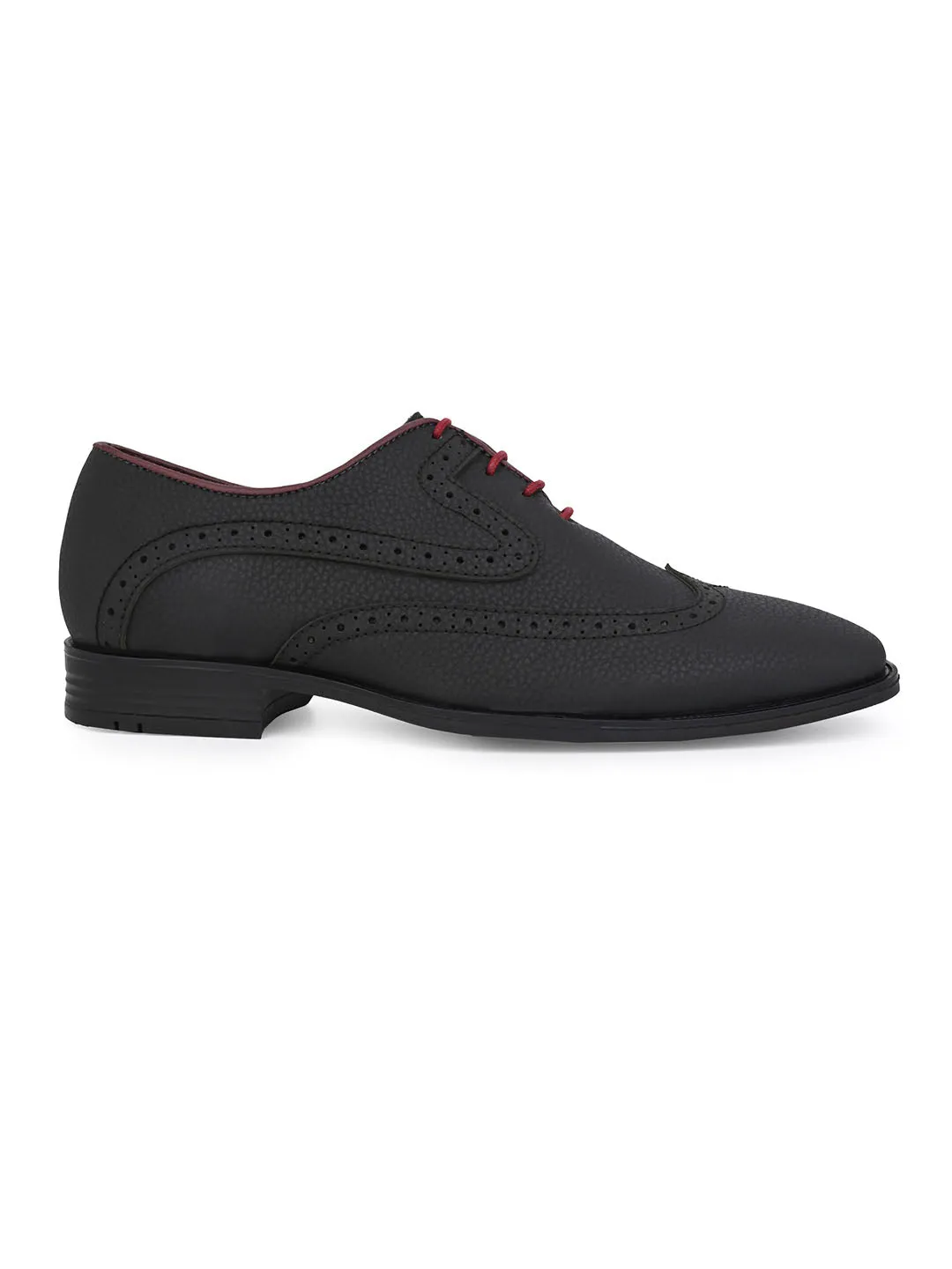 Alberto Torresi Matte Finish Black Formal Shoes