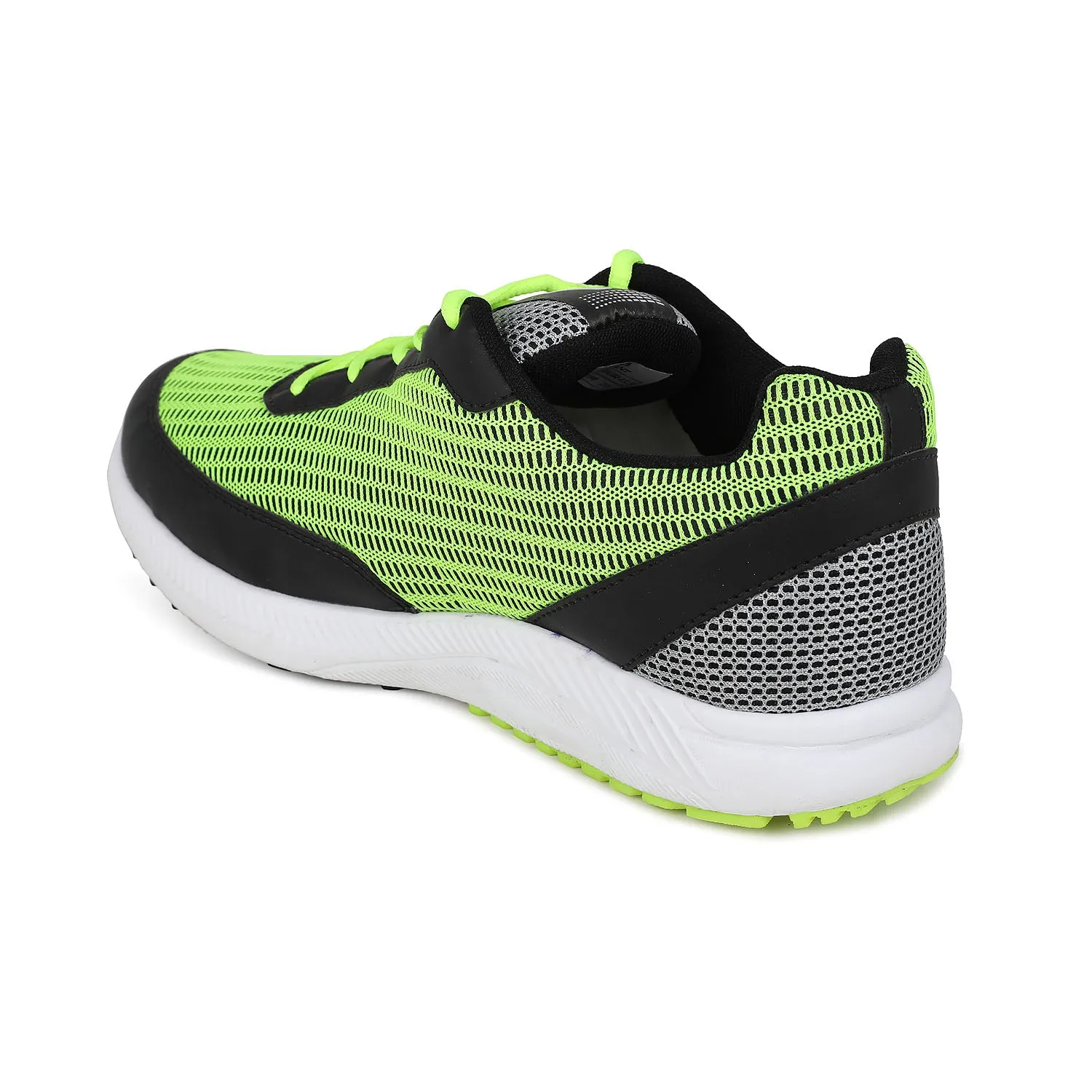 Avant Men's Cushioned Athletic Running and Training Shoes - Parrot Green/Grey