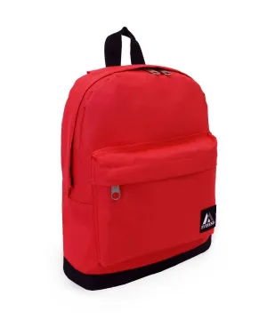 Backpack Bag Red with Black Accents