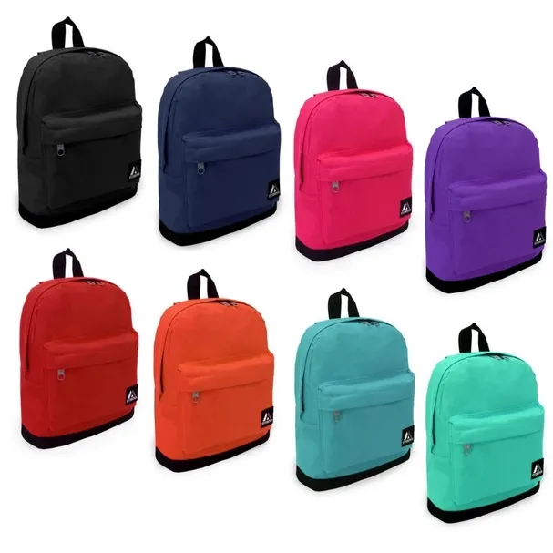 Backpack Bag Turquoise with Black Accents