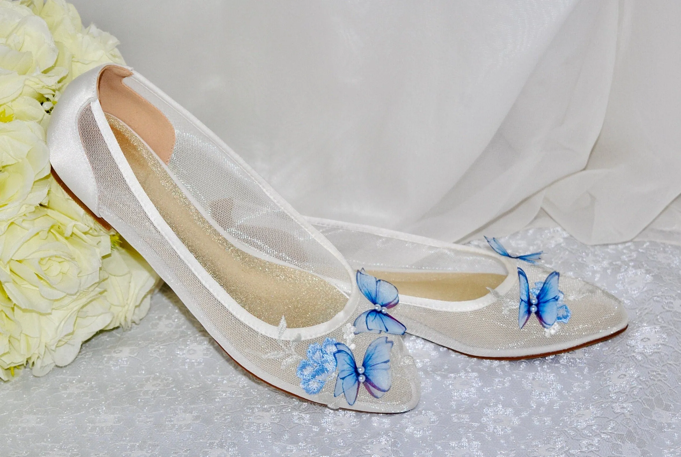 Blue Butterfly Flats