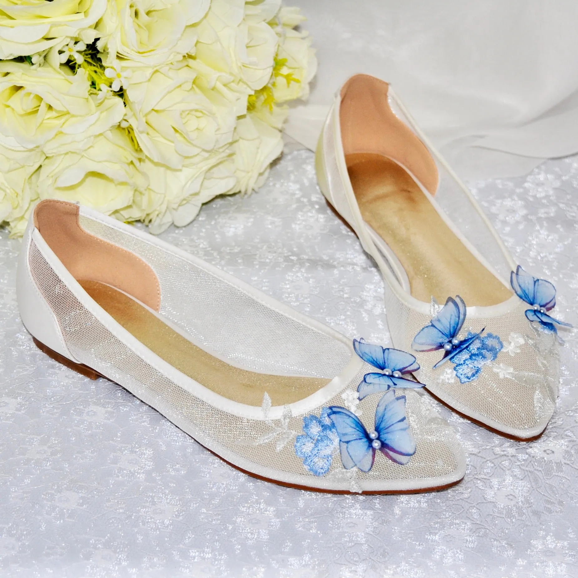 Blue Butterfly Flats