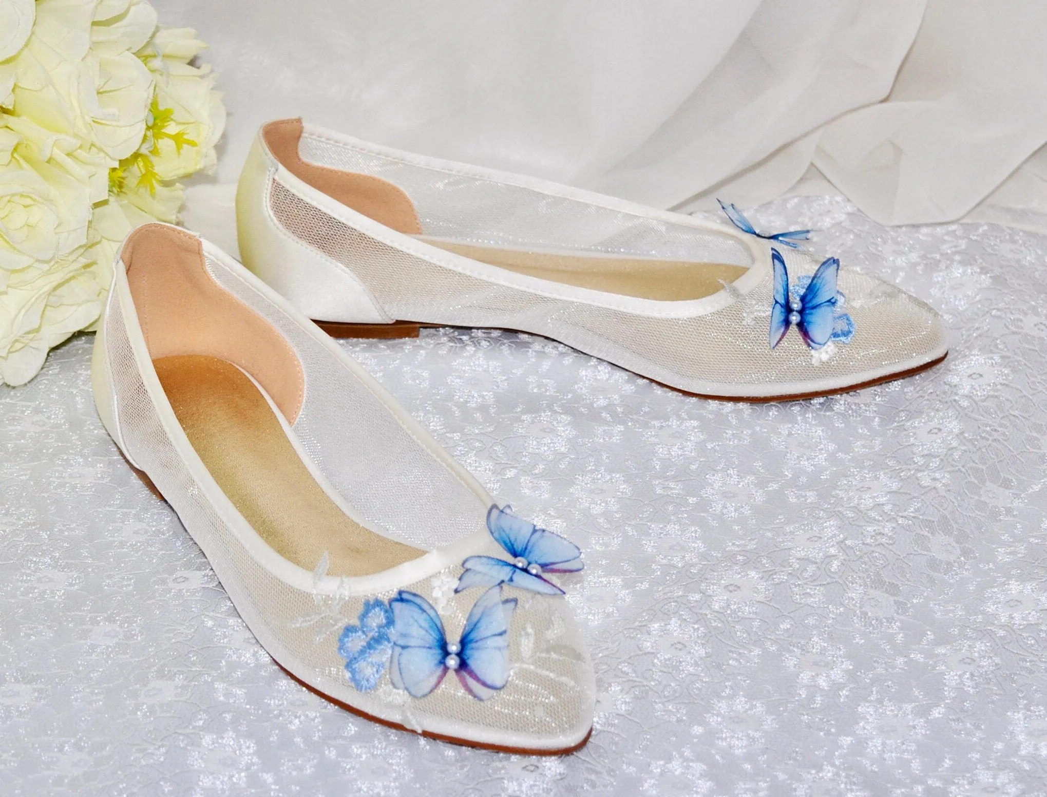 Blue Butterfly Flats
