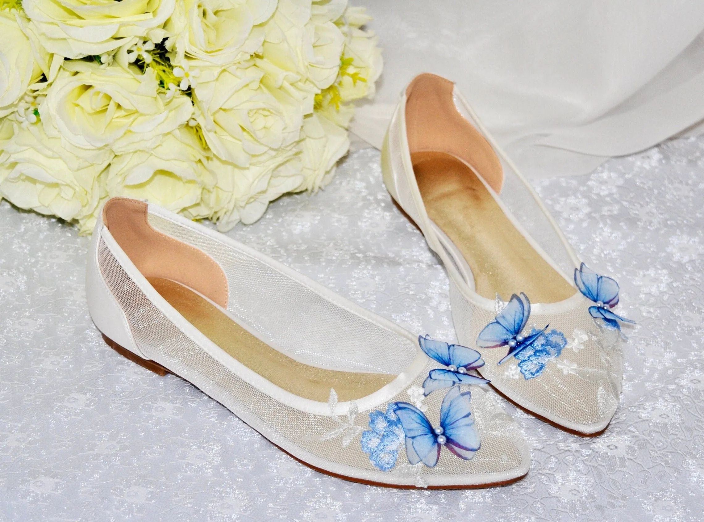 Blue Butterfly Flats