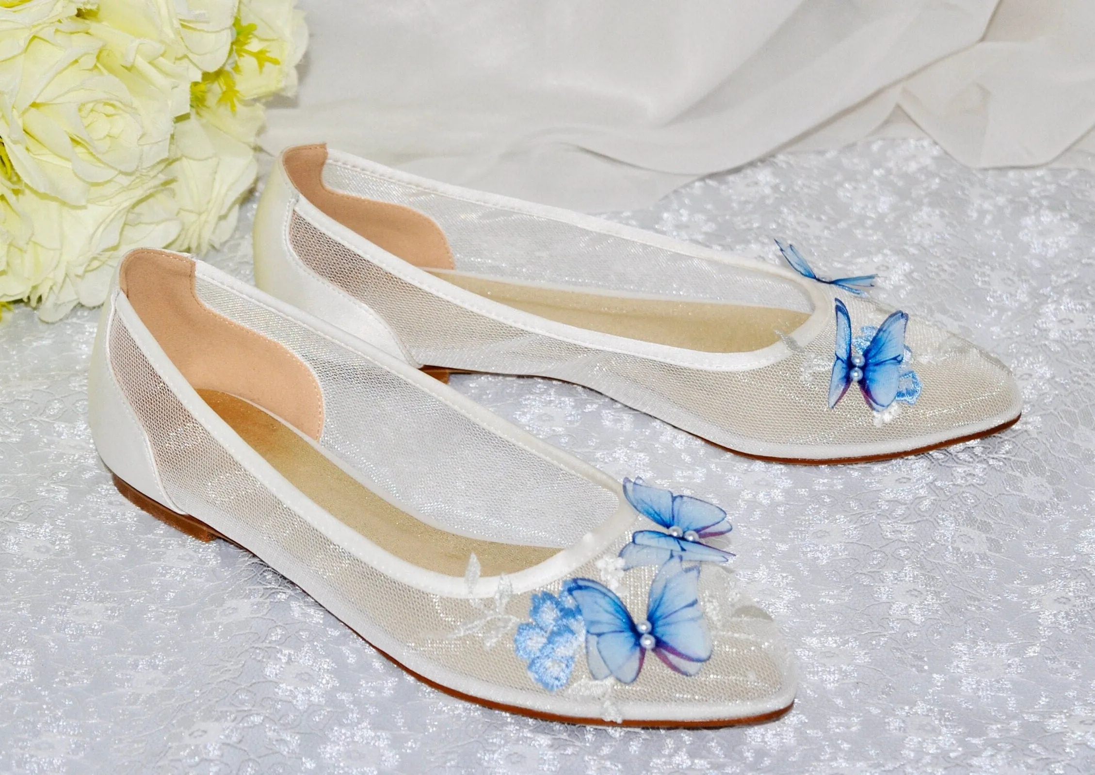 Blue Butterfly Flats