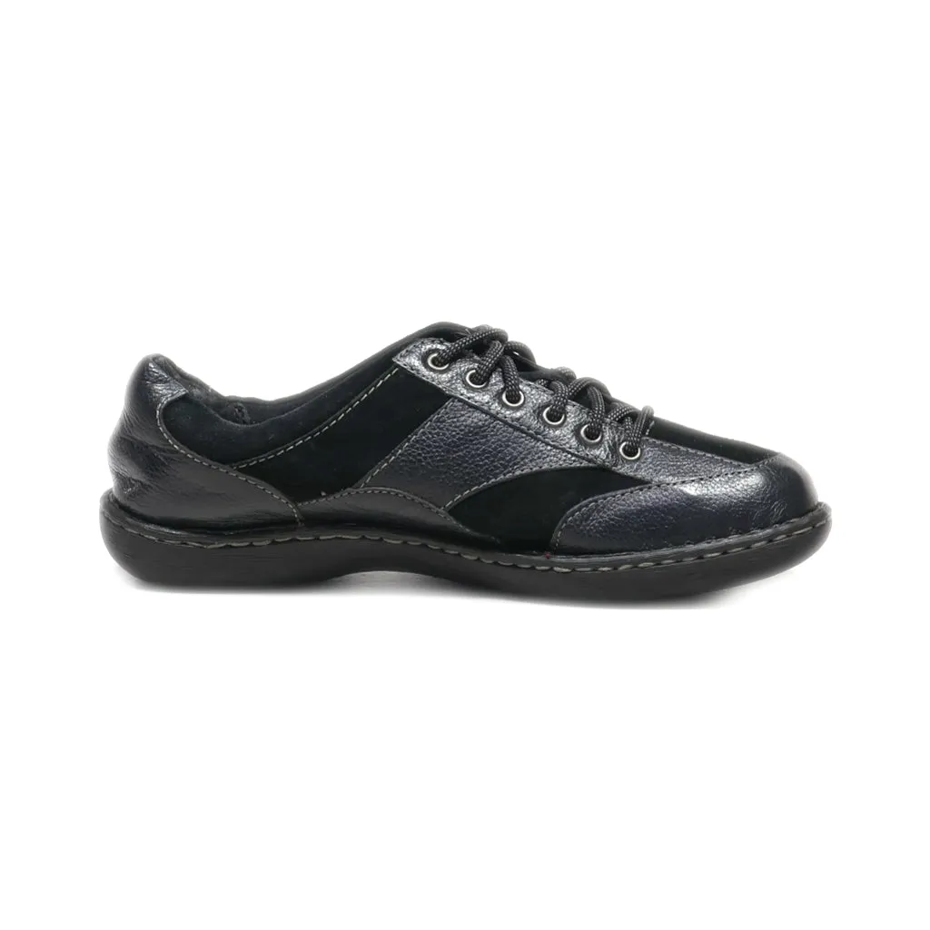 Born Lace Ups Suede Black Colour For Women