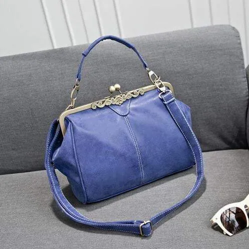 British Vintage Hardware Matte Women Messenger Bags