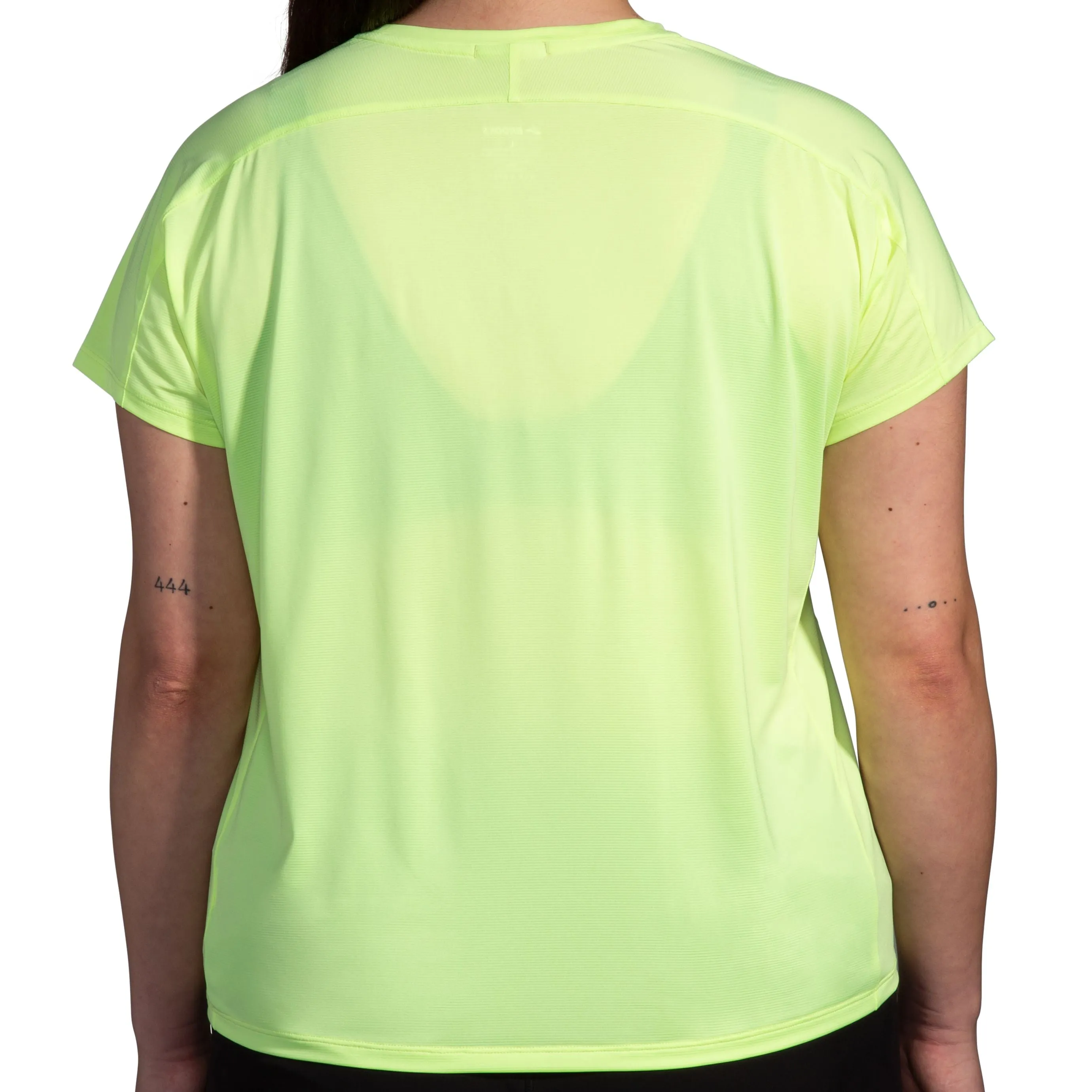 Brooks | Sprint Free Short Sleeve 2.0 | Women's | Light Lime/Interval Gradient