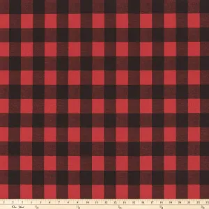 Buffalo Plaid Red/Black Fabric By Premier Prints