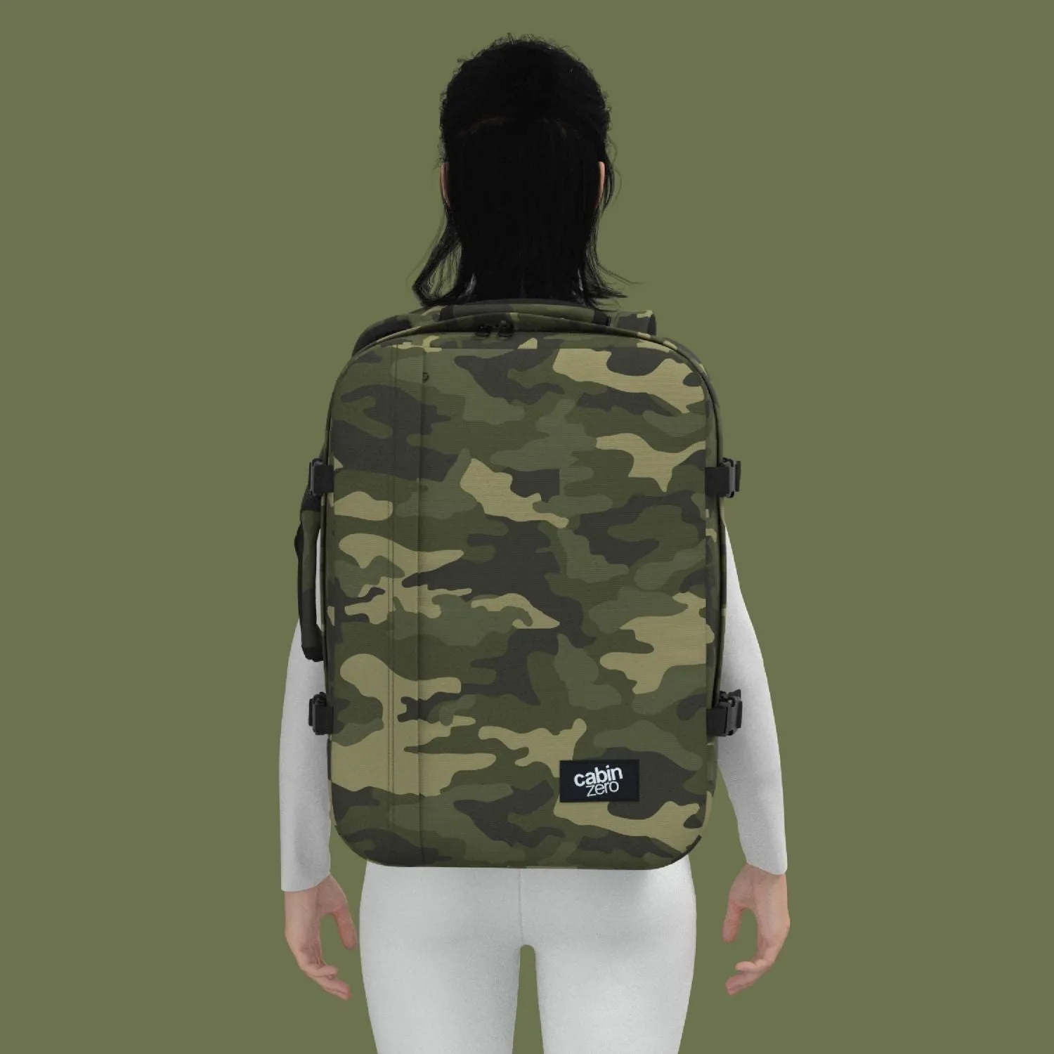 Cabinzero Classic Ultra Light Cabin Bag With Luggage Trackers 44L (SA)