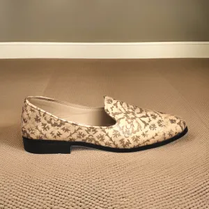 Camel Self Loafer Shoes For Men