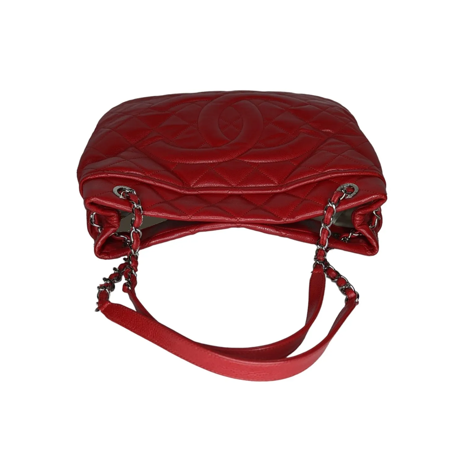 Chanel bags Red Quilted Caviar Timeless Soft Shopper Tote