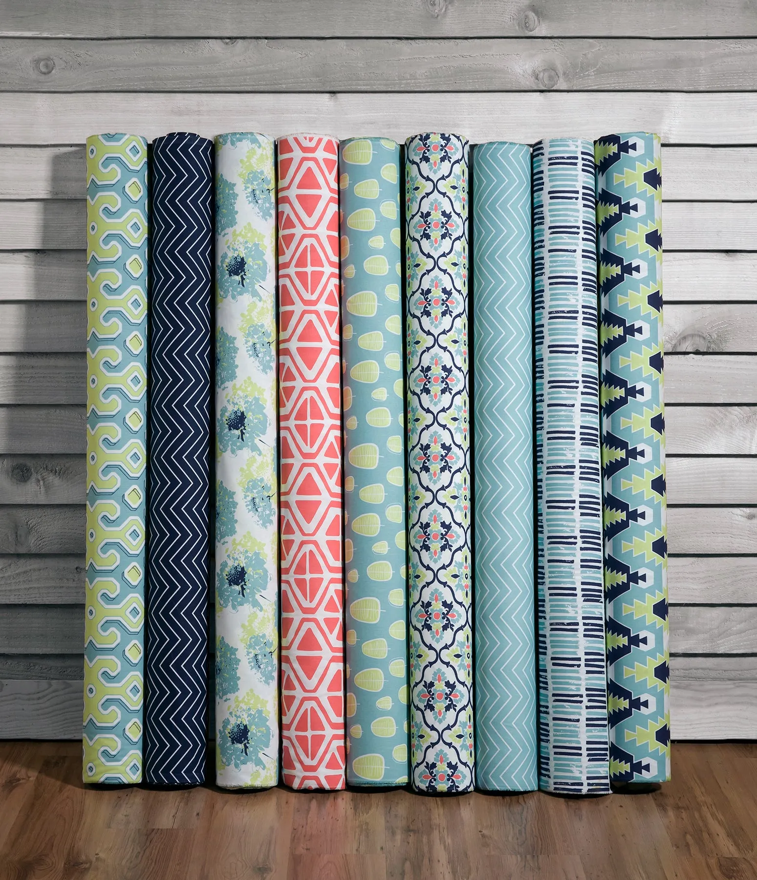 Chevron Vintage Indigo Fabric By Premier Prints