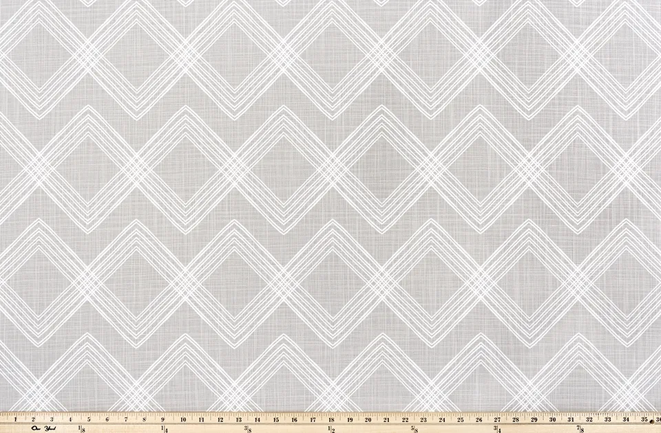 Colton French Grey Slub Canvas Fabric By Premier Prints