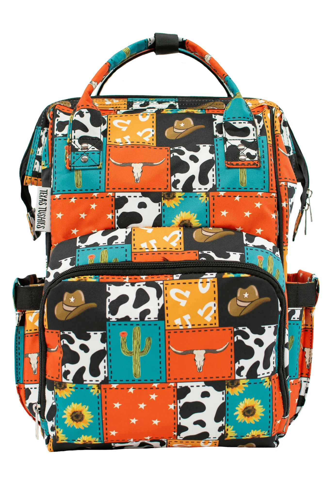 Cowboy Patches - Diaper Bag