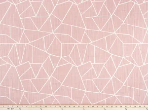 Cut Glass Blush Slub Canvas Fabric By Premier Prints