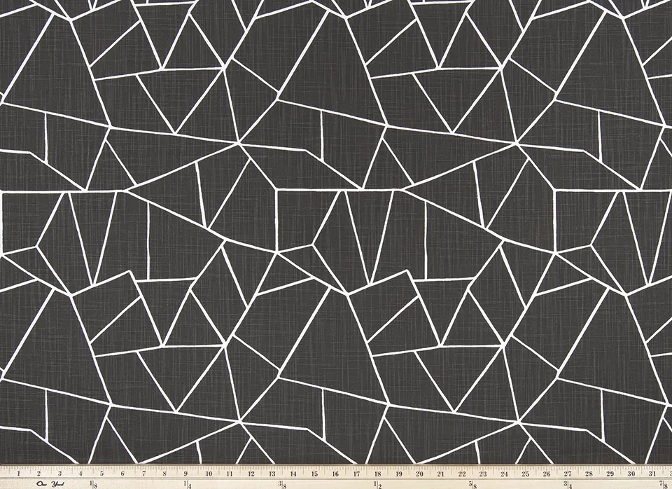 Cut Glass Ink Slub Canvas Fabric By Premier Prints