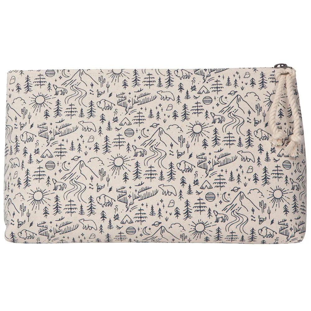 Danica Cosmetic and Toiletry Bag Large Stay Wild Adventure