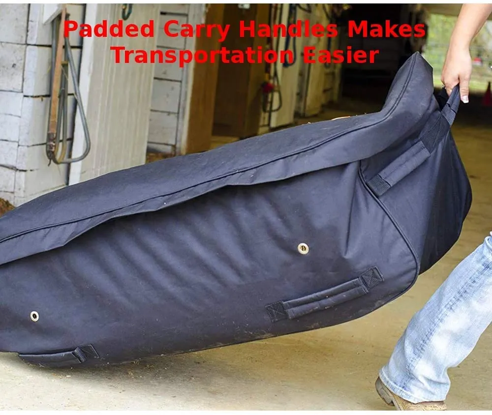 Derby Originals Patriotic American Flag 1200D Waterproof Rolling Hay Bale Bag with 1 Year Warranty