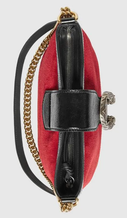 Dionysus Medium Bucket Bag, Red