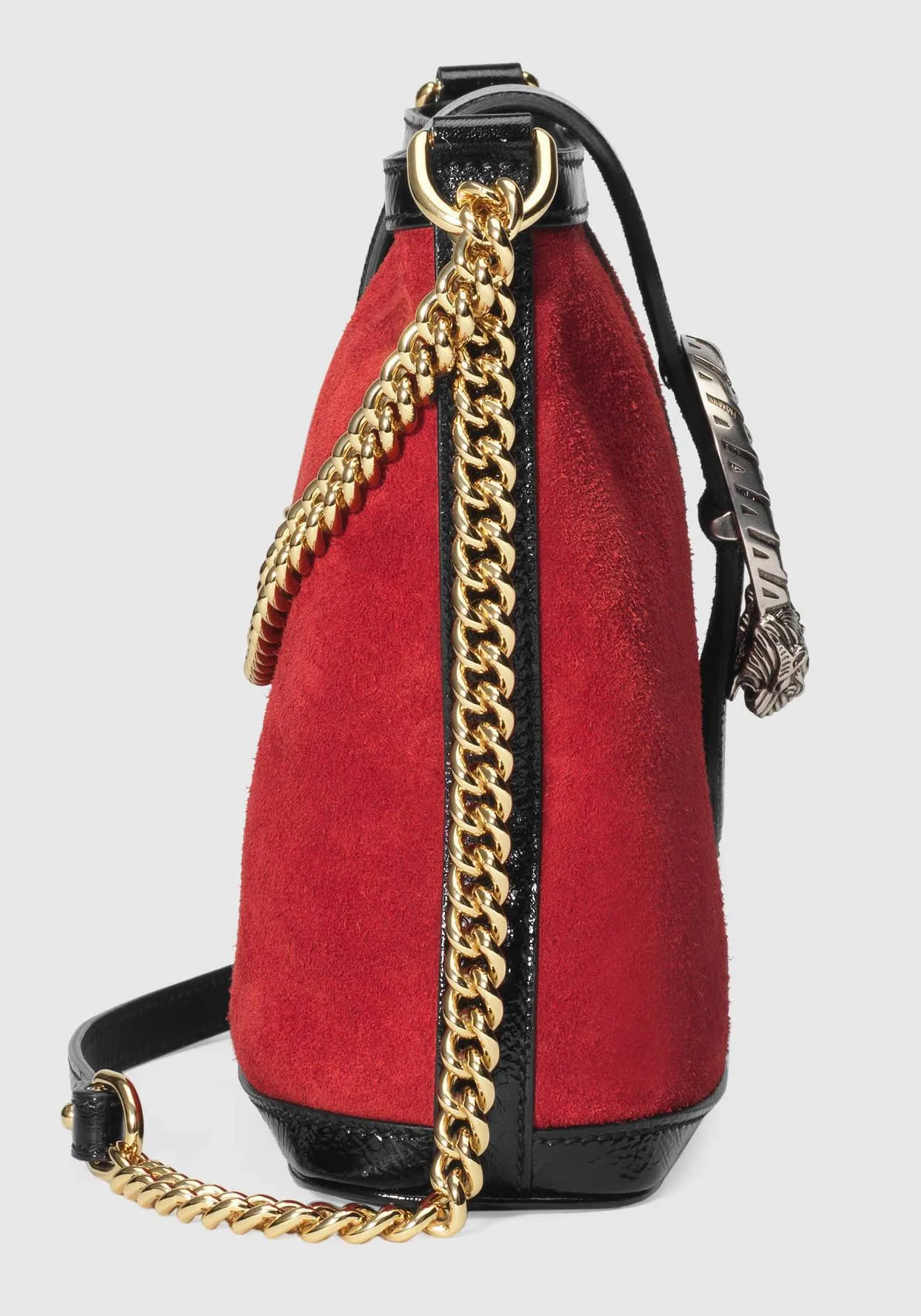 Dionysus Medium Bucket Bag, Red