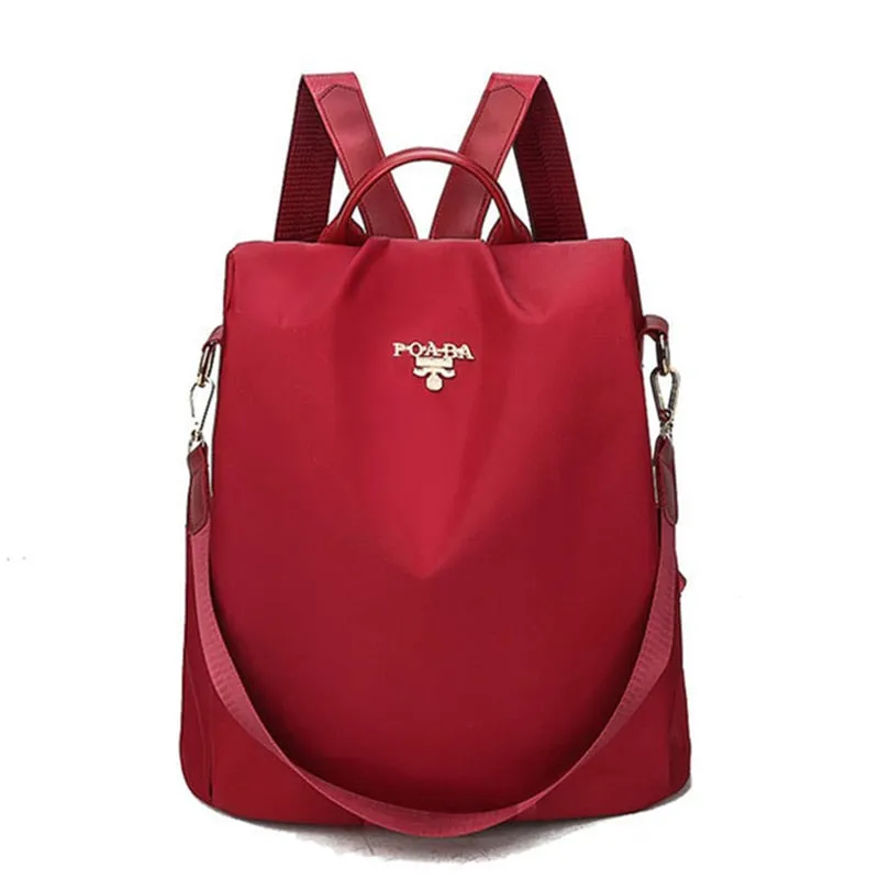 Fashion Backpack Women Oxford Cloth Shoulder Bags School Bags for Teenage Girls Light Ladies Travel Backpack Mochila Feminina