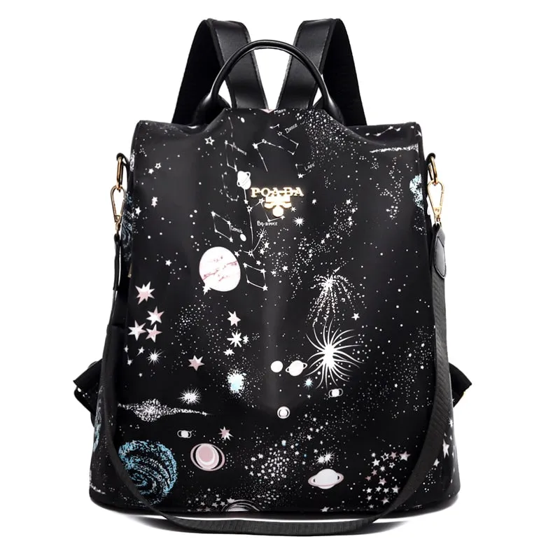Fashion Backpack Women Oxford Cloth Shoulder Bags School Bags for Teenage Girls Light Ladies Travel Backpack Mochila Feminina