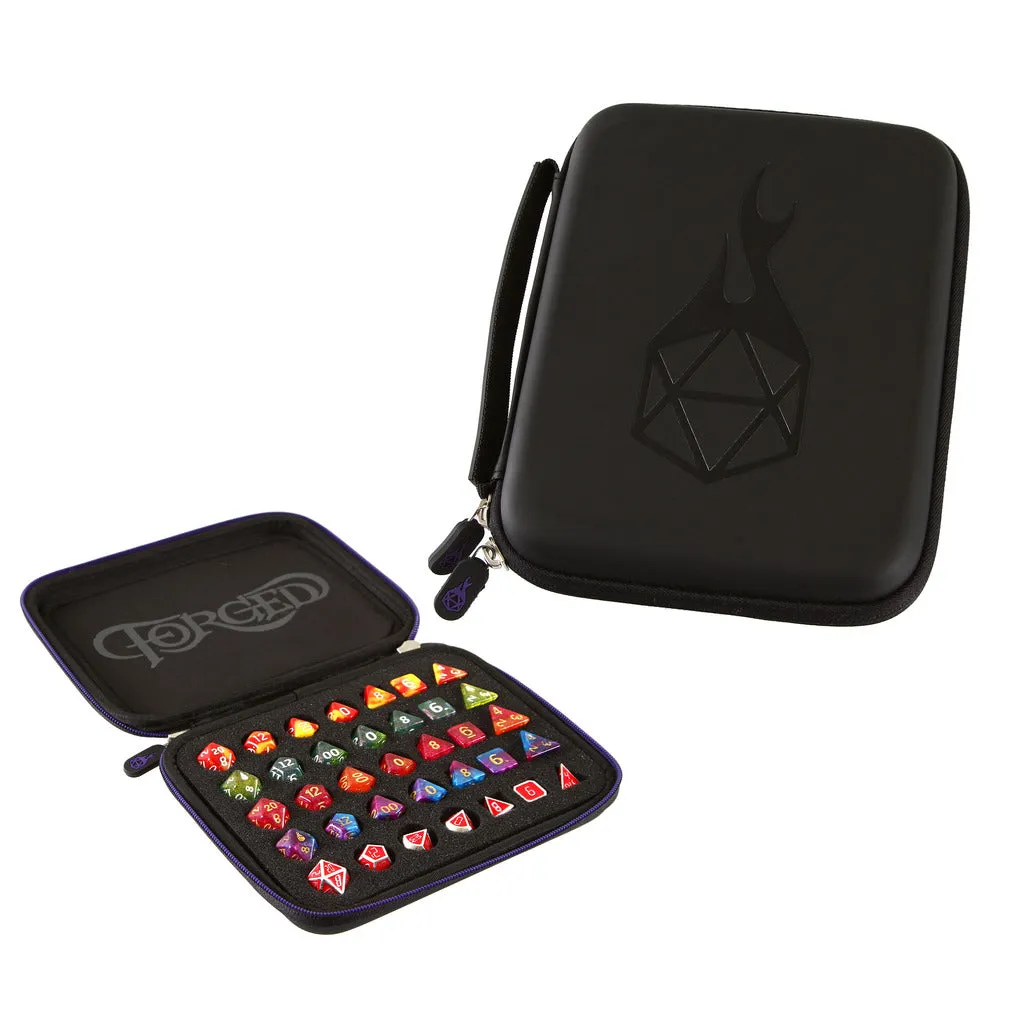 Forged Zip-Close Dice Box, Dice Tray, & Storage Case