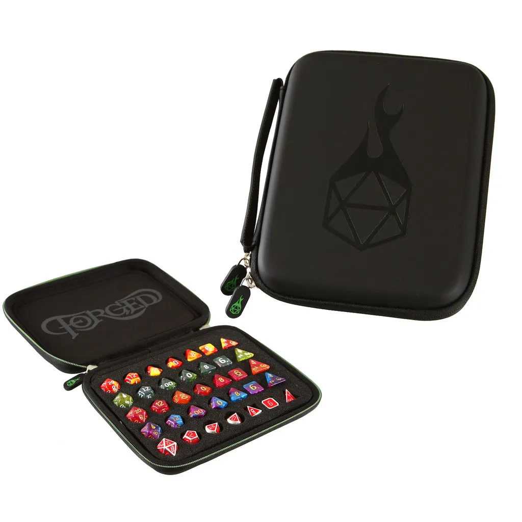 Forged Zip-Close Dice Box, Dice Tray, & Storage Case