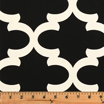 Fynn Onyx Natural Fabric By Premier Prints