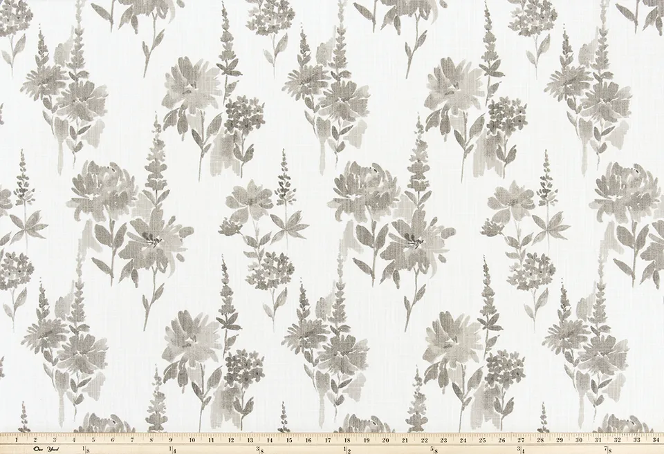 Garden Ecru Slub Canvas Fabric By Premier Prints