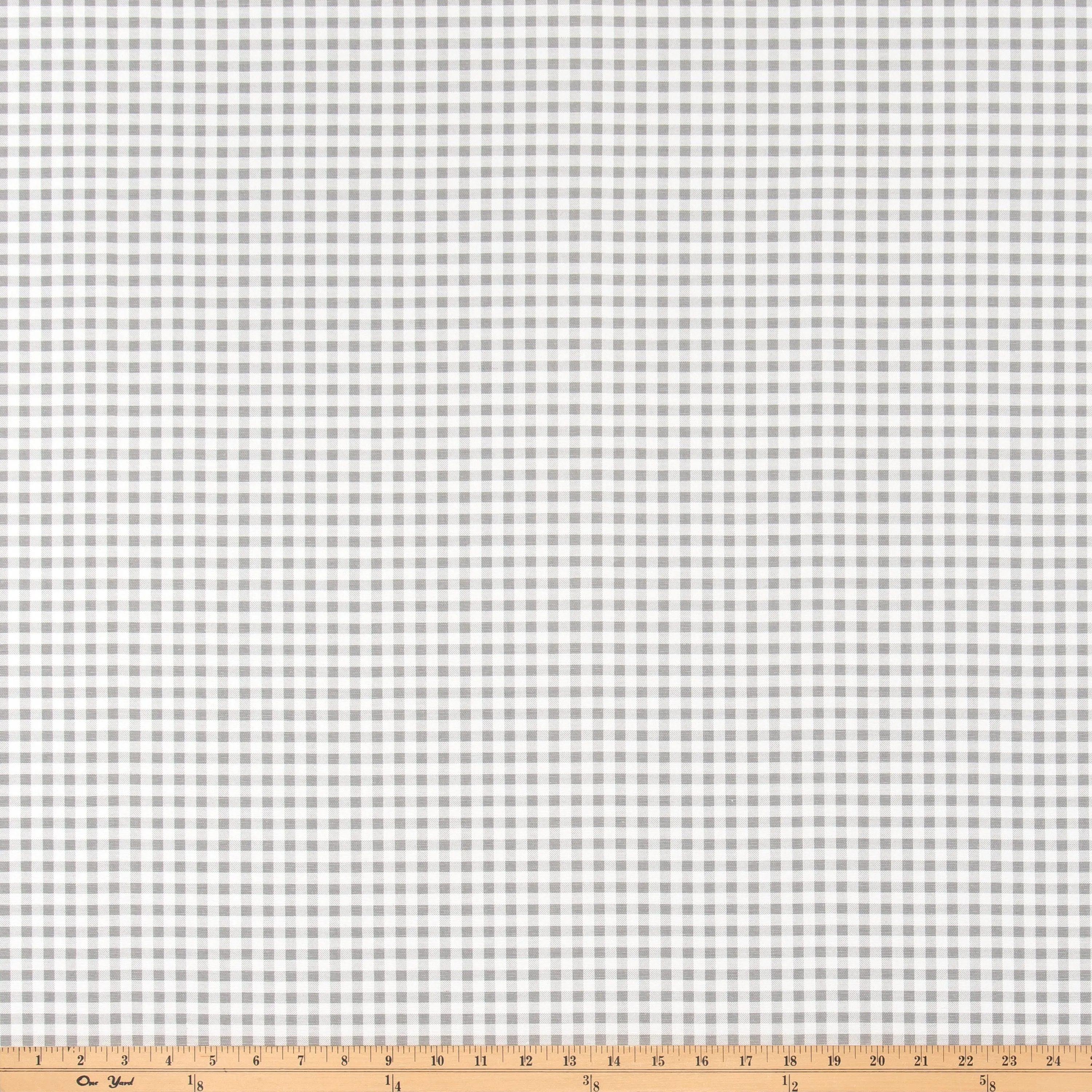 Gingham Storm 7oz Cotton Fabric By Premier Prints