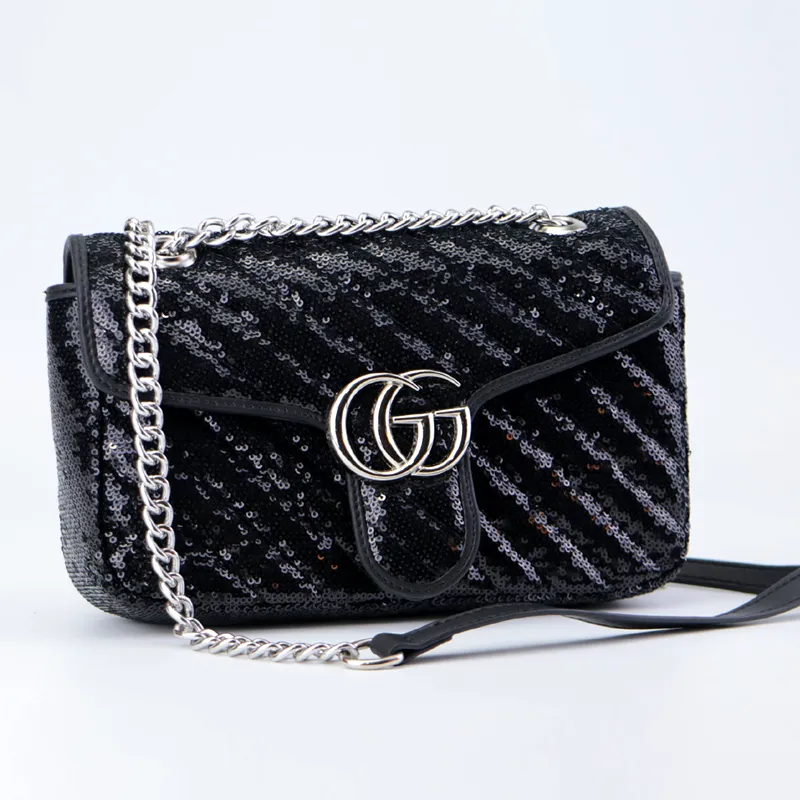GU Marmont Sequin Bag Premium Chain Shoulder Bag #22