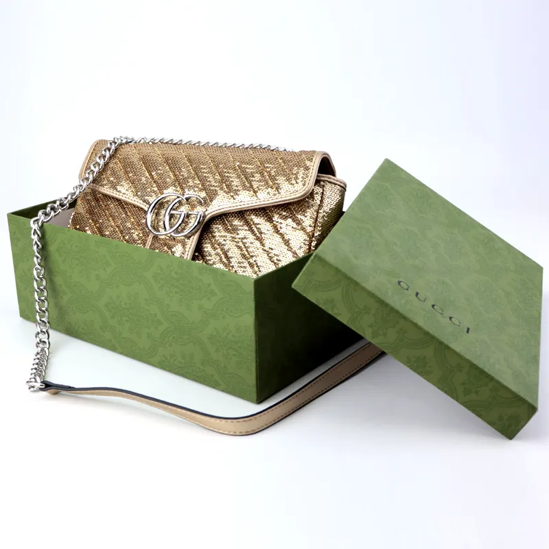 GU Marmont Sequin Bag Premium Chain Shoulder Bag #22