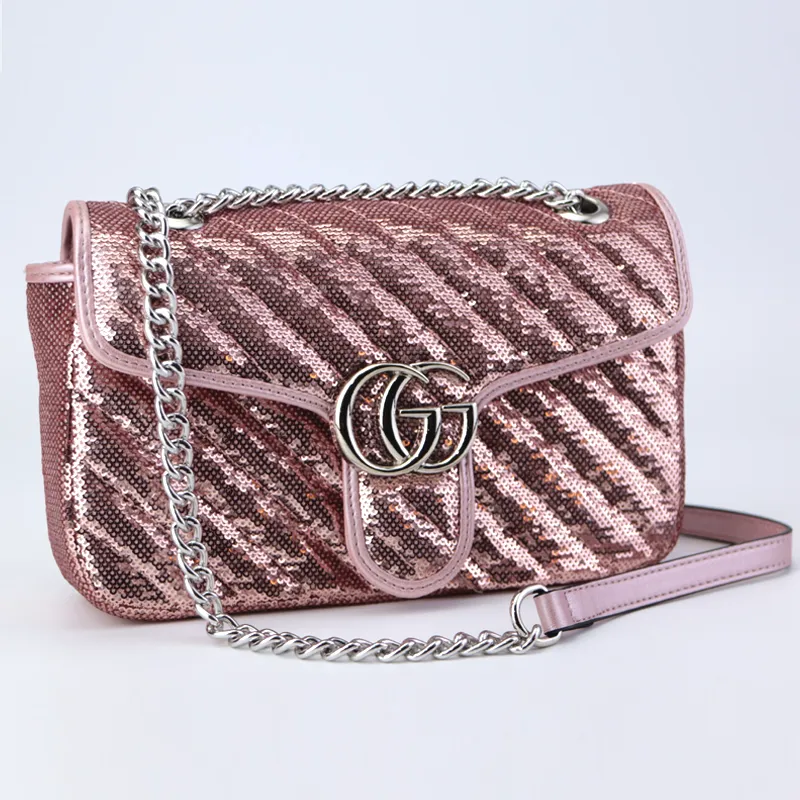 GU Marmont Sequin Bag Premium Chain Shoulder Bag #22