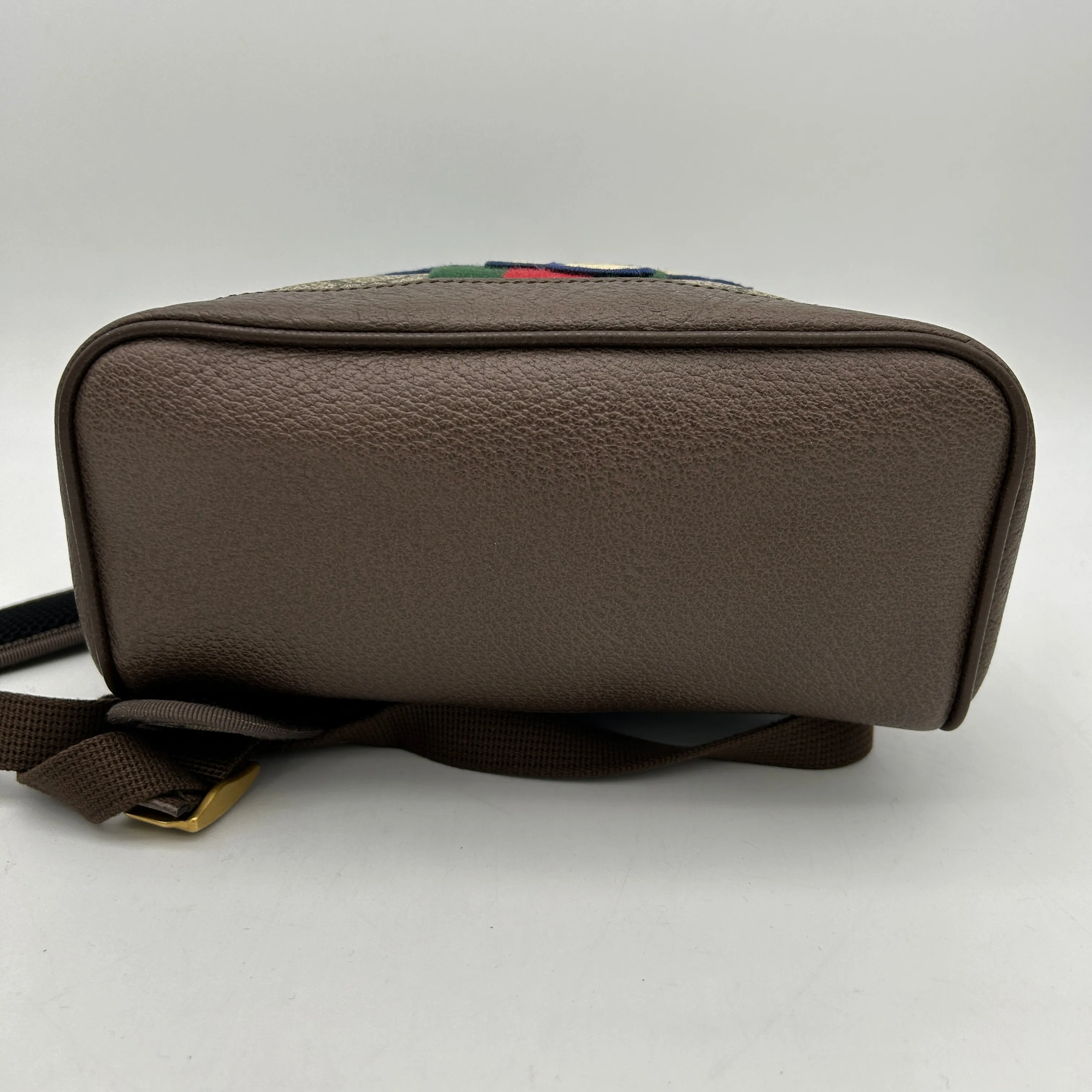 Gucci GG Supreme Canvas Three Little Pigs Brown Backpack
