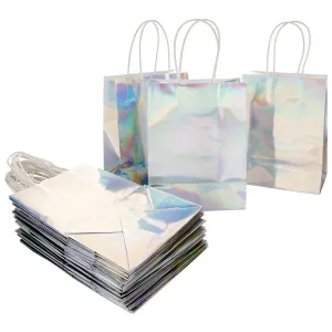 Iridescent Holographic Party Favor Bags